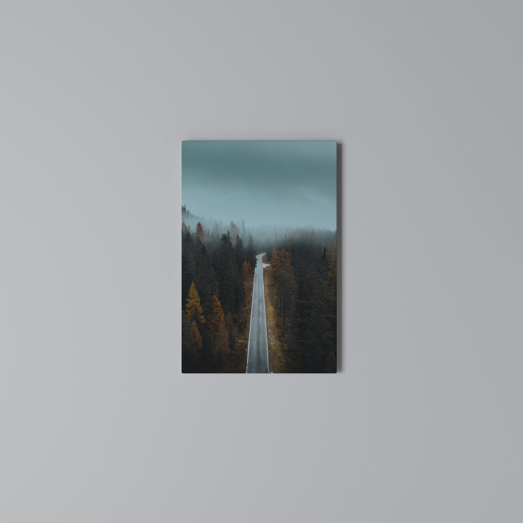 SERENE ROADWAY ESCAPE Quadro em tela vertical