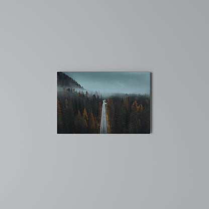 SERENE ROADWAY ESCAPE Horizontal Canvas Print