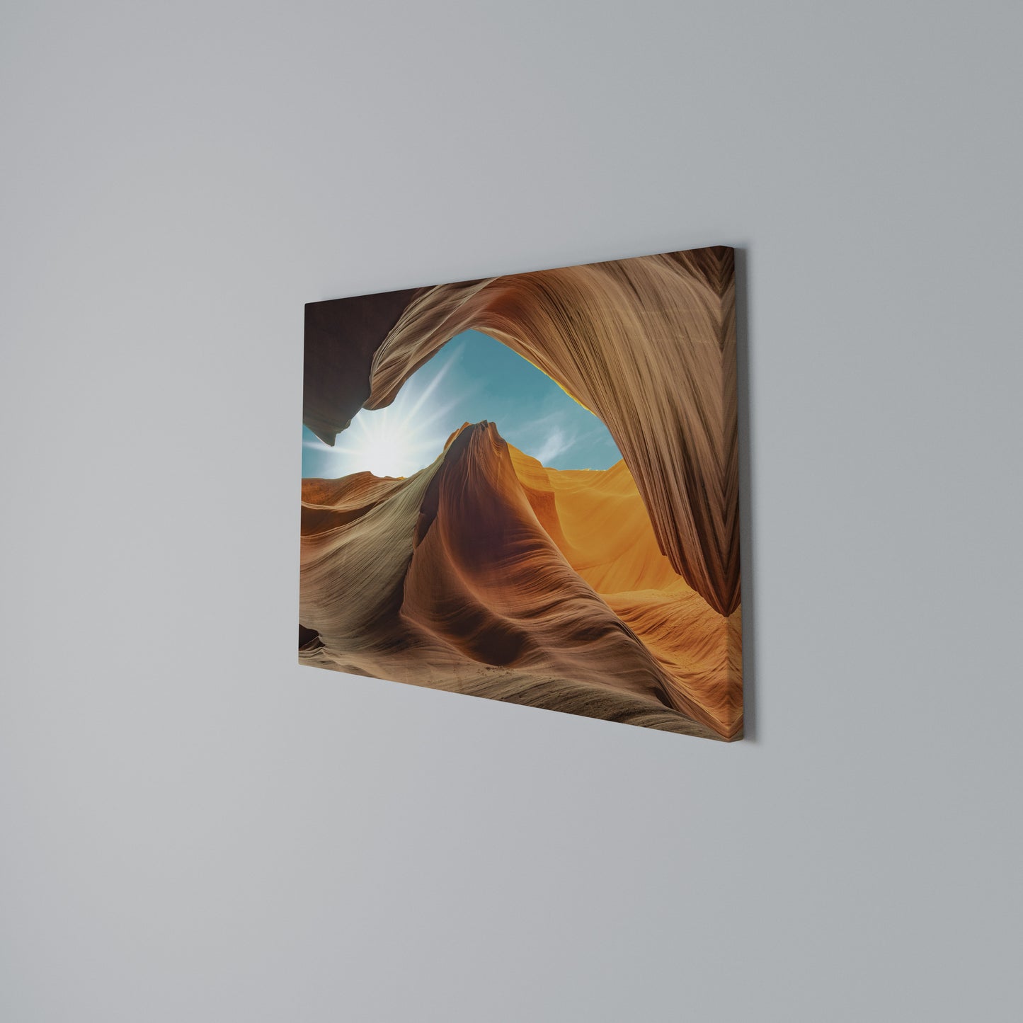 THE CANYON'S WHISPER Horizontal Canvas Print