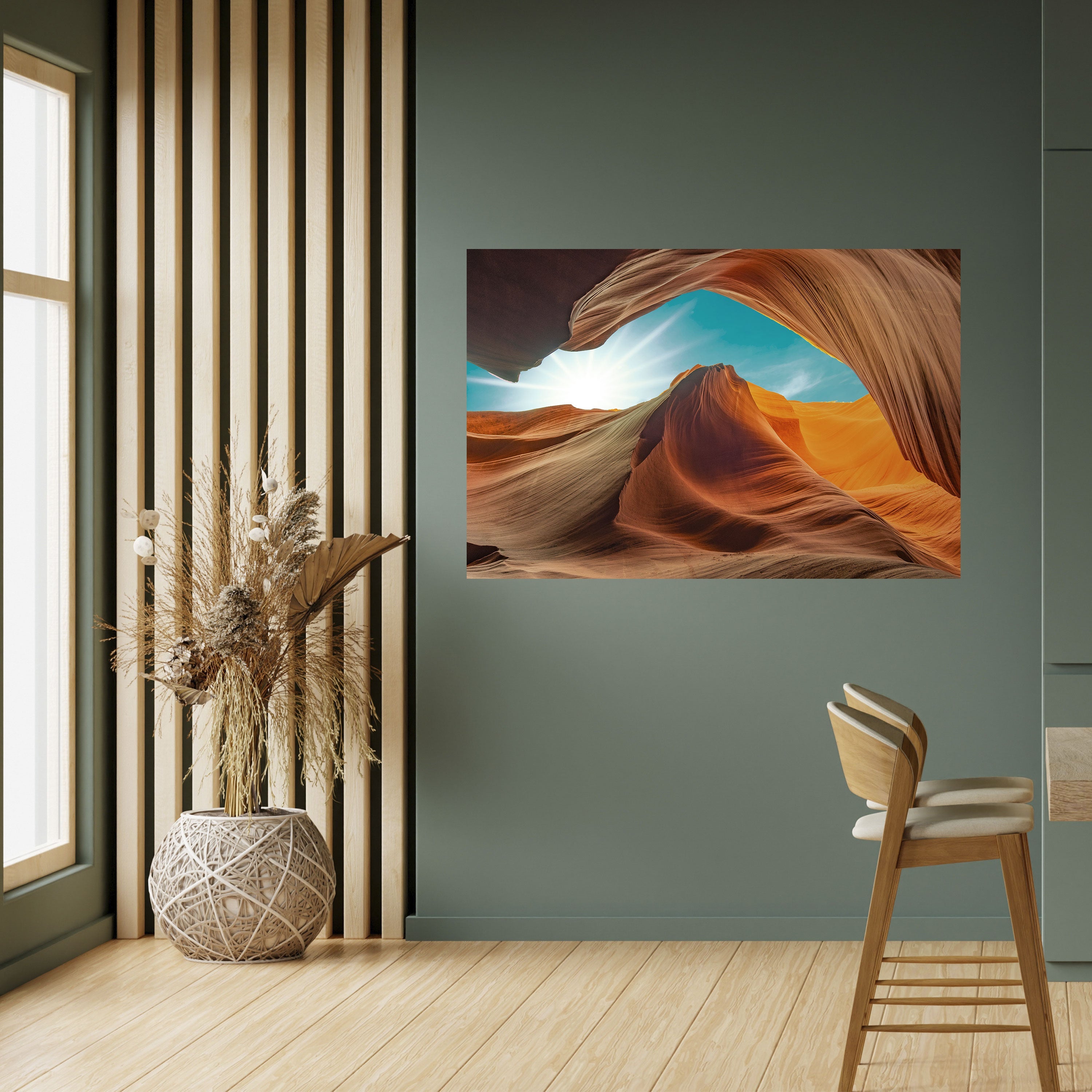 THE CANYON'S WHISPER Poster Horizontal Autocolante