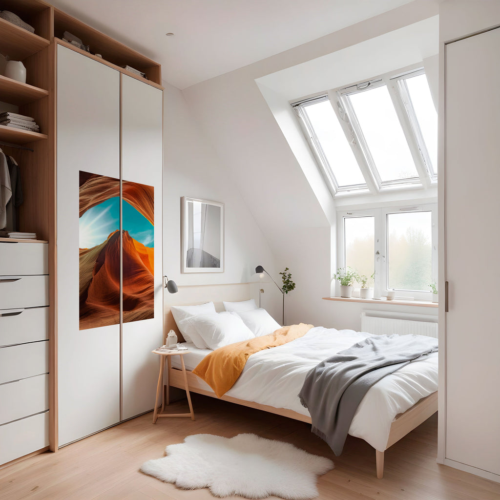 THE CANYON'S WHISPER Poster Vertical Autocolante