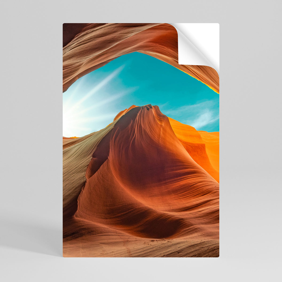 THE CANYON'S WHISPER Póster Autocolante Vertical
