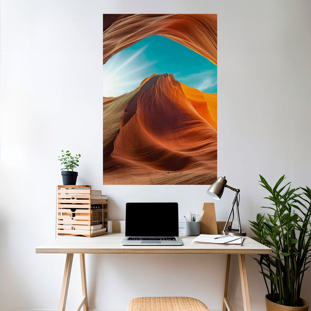THE CANYON'S WHISPER Poster Vertical Autocolante