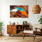 THE CANYON'S WHISPER Poster Horizontal Autocolante