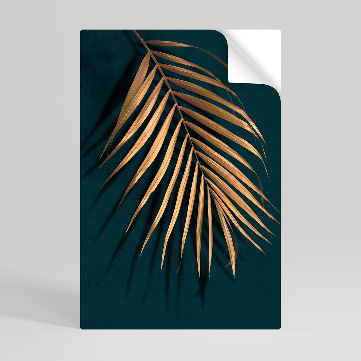 GOLDEN PALM WHISPERS Póster Autocolante Vertical