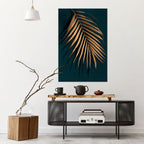 GOLDEN PALM WHISPERS Poster Vertical Autocolante