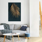 GOLDEN PALM WHISPERS Poster Vertical Autocolante