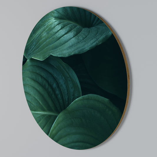 SUBTLE BOTANICAL HUES Arte de Parede Redonda