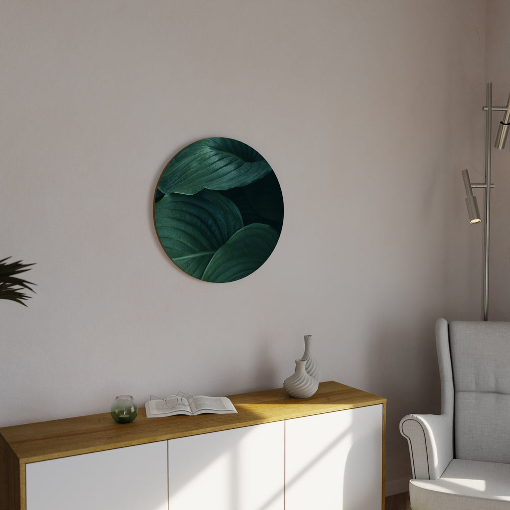 SUBTLE BOTANICAL HUES Quadro Redondo Decorativo
