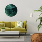 SUBTLE BOTANICAL HUES Quadro Redondo Decorativo