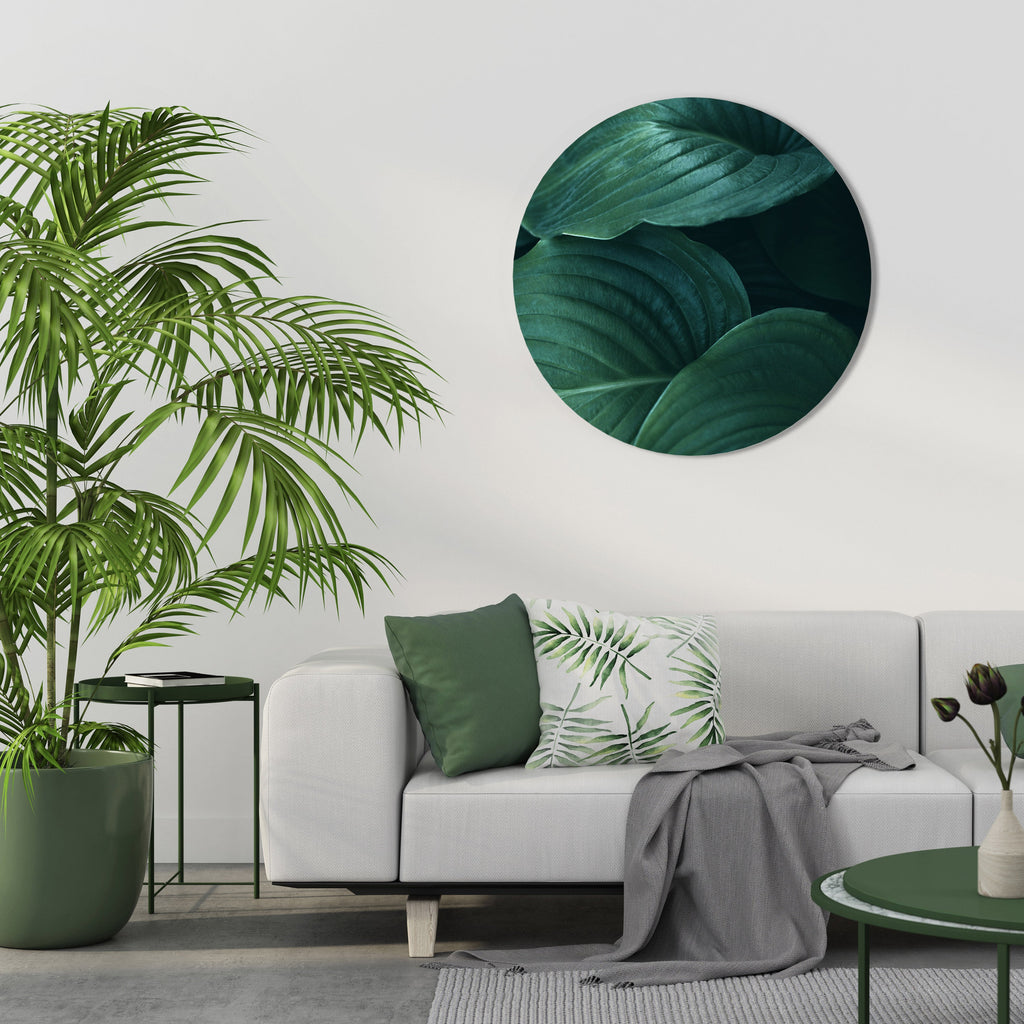 SUBTLE BOTANICAL HUES Quadro Redondo Decorativo