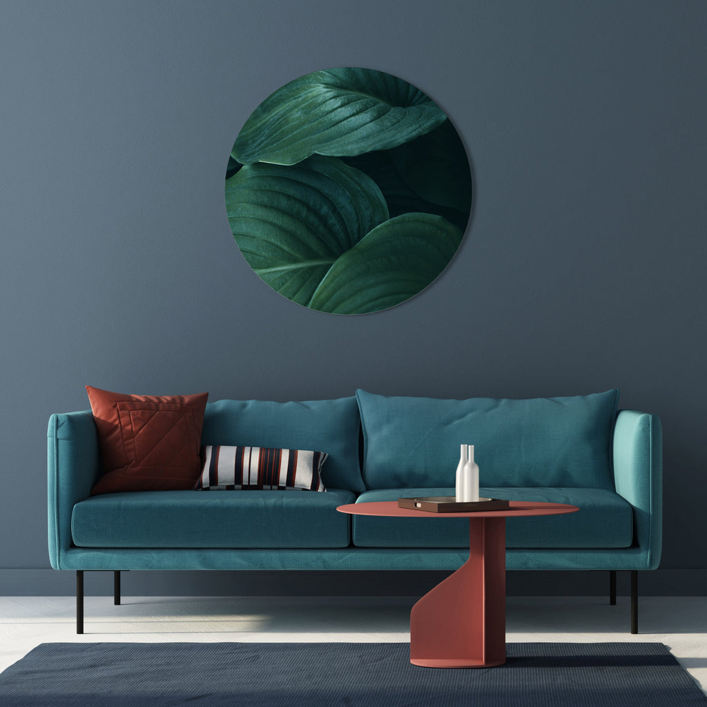 SUBTLE BOTANICAL HUES Quadro Redondo Decorativo