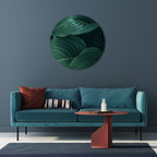 SUBTLE BOTANICAL HUES Quadro Redondo Decorativo