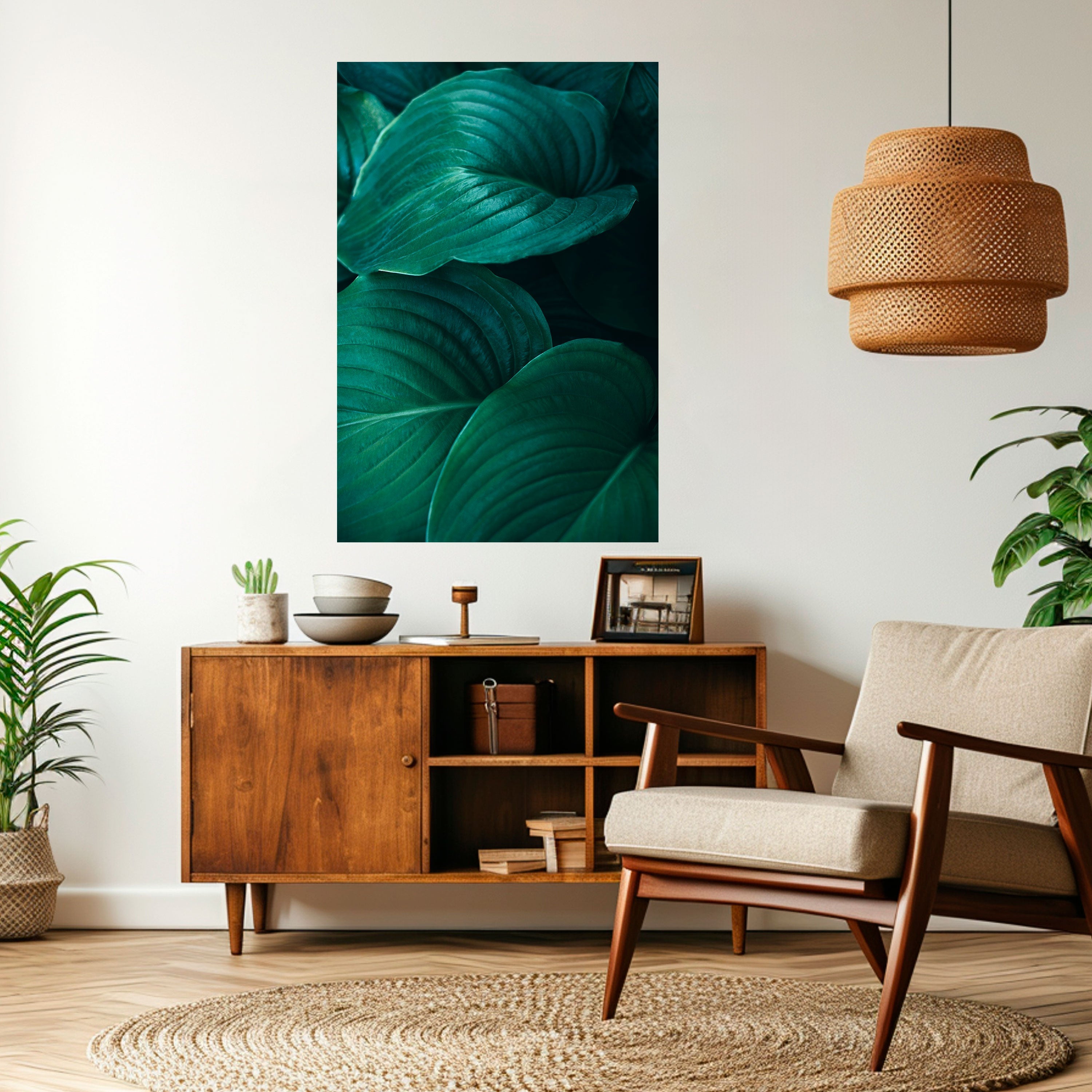 SUBTLE BOTANICAL HUES Peel and Stick Vertical Poster