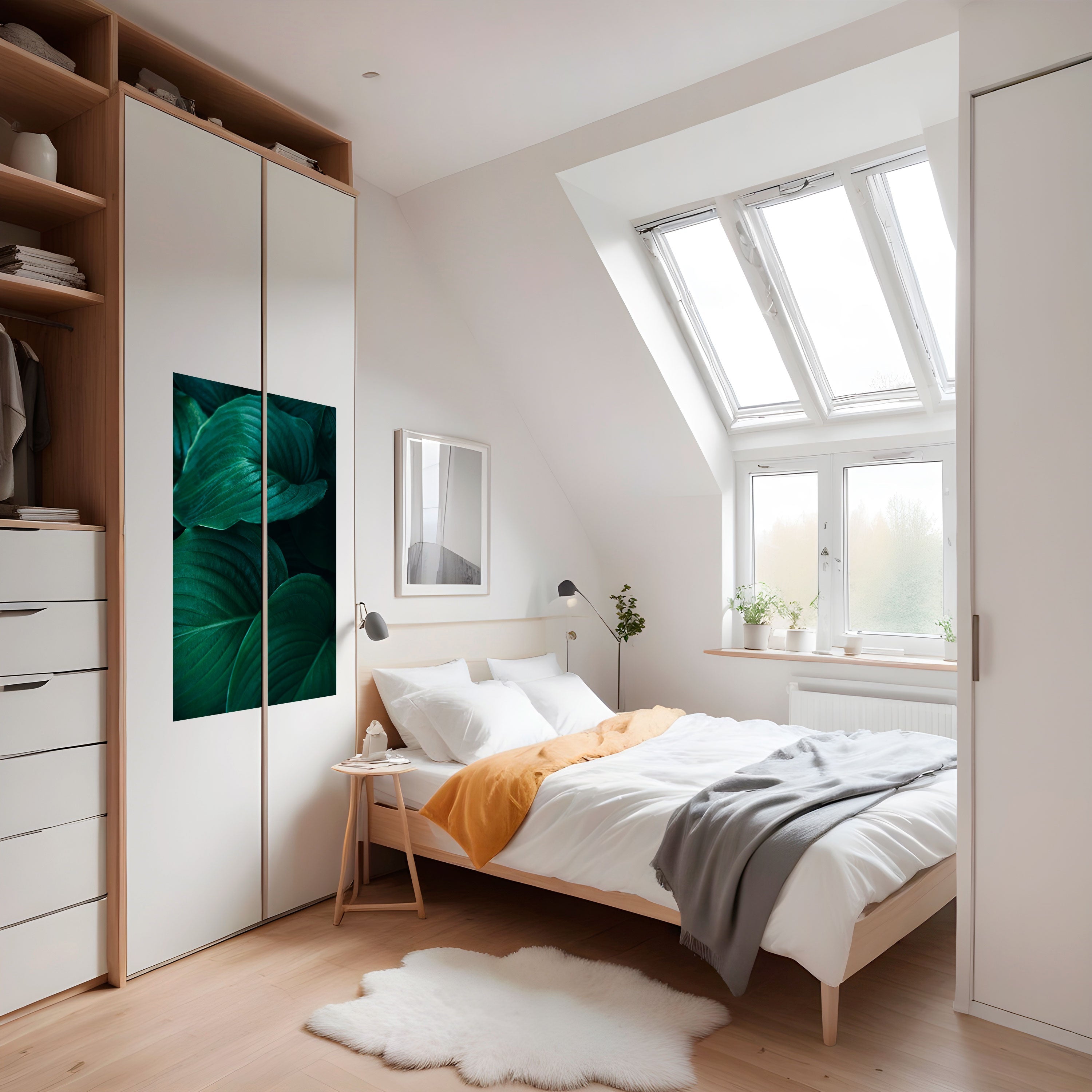 SUBTLE BOTANICAL HUES Peel and Stick Vertical Poster