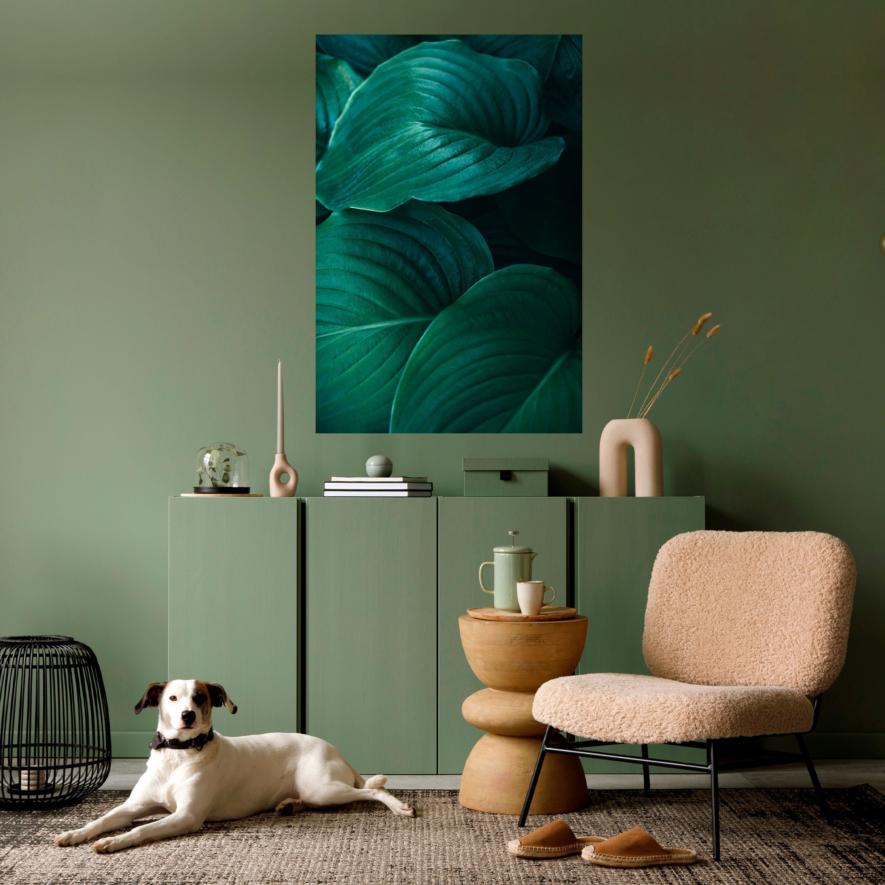 SUBTLE BOTANICAL HUES Peel and Stick Vertical Poster