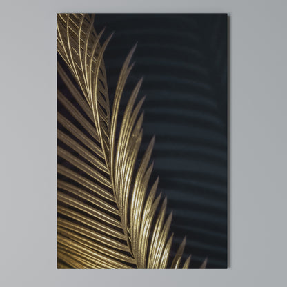 LUXE LEAF DANCE Quadro em tela vertical