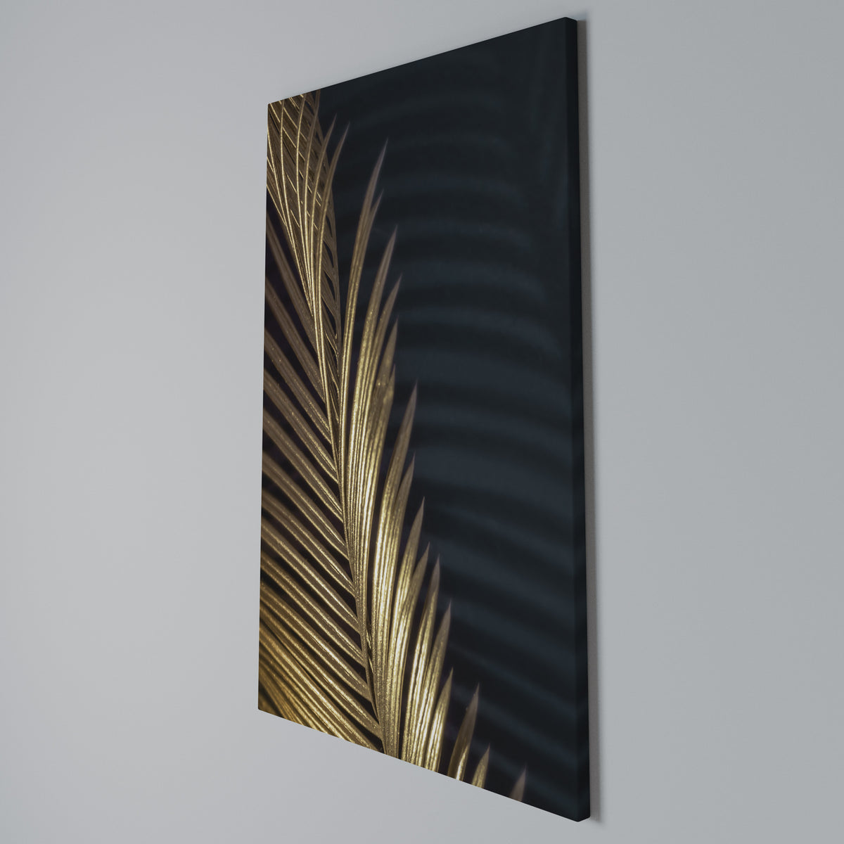 LUXE LEAF DANCE Quadro em tela vertical