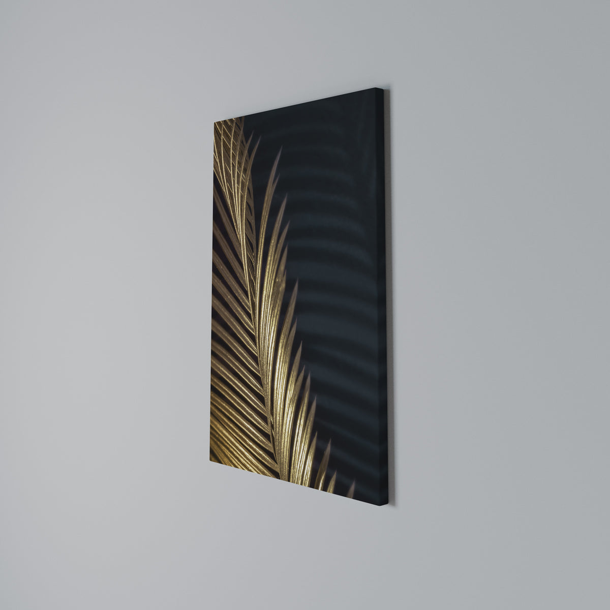 LUXE LEAF DANCE Quadro em tela vertical