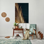 LUXE LEAF DANCE Peel and Stick Vertical Poster