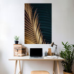 LUXE LEAF DANCE Peel and Stick Vertical Poster