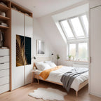 LUXE LEAF DANCE Peel and Stick Vertical Poster