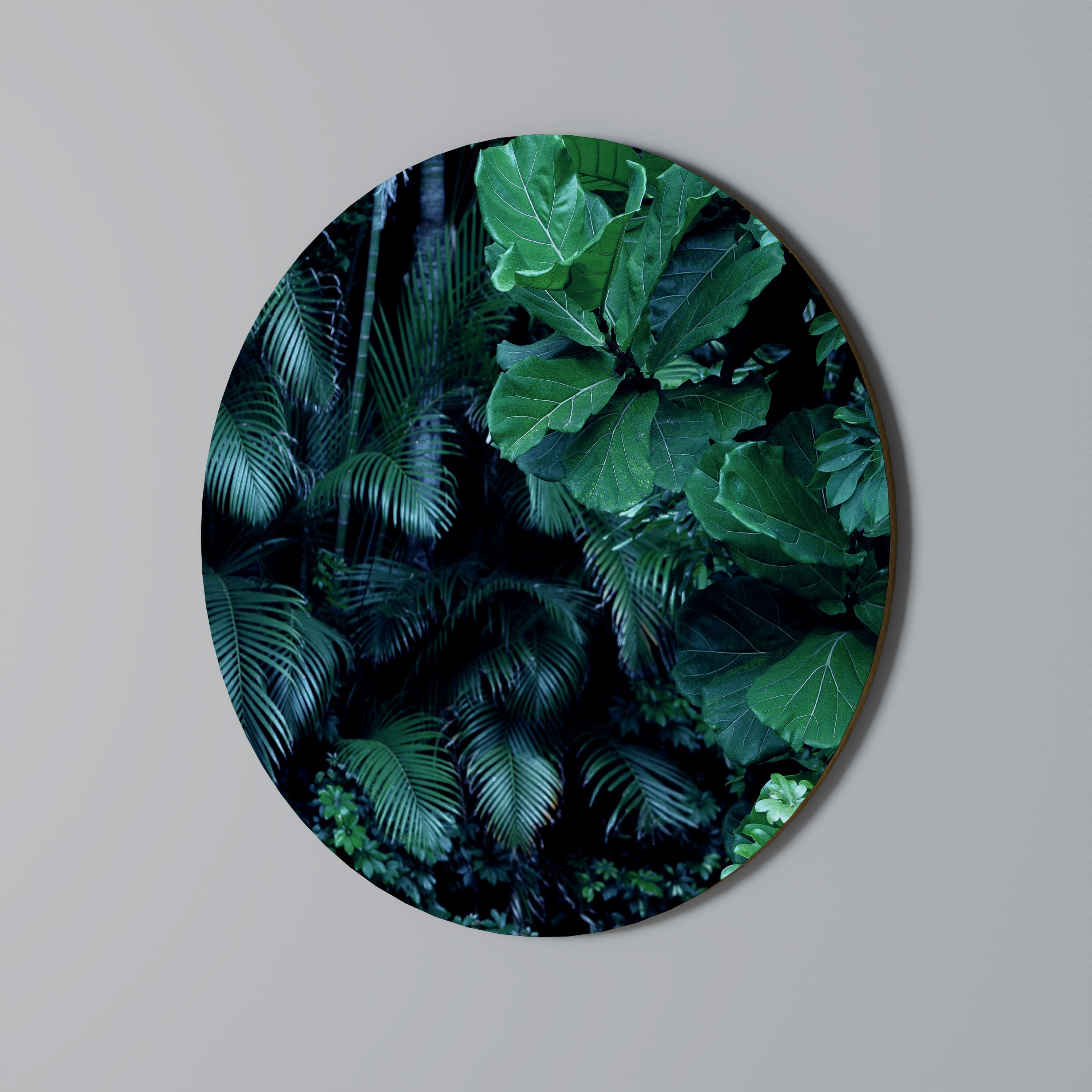 DEEP JUNGLE SERENADE Quadro Redondo Decorativo