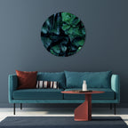 DEEP JUNGLE SERENADE Quadro Redondo Decorativo