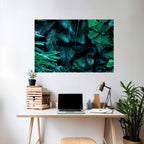 DEEP JUNGLE SERENADE Peel and Stick Horizontal Poster