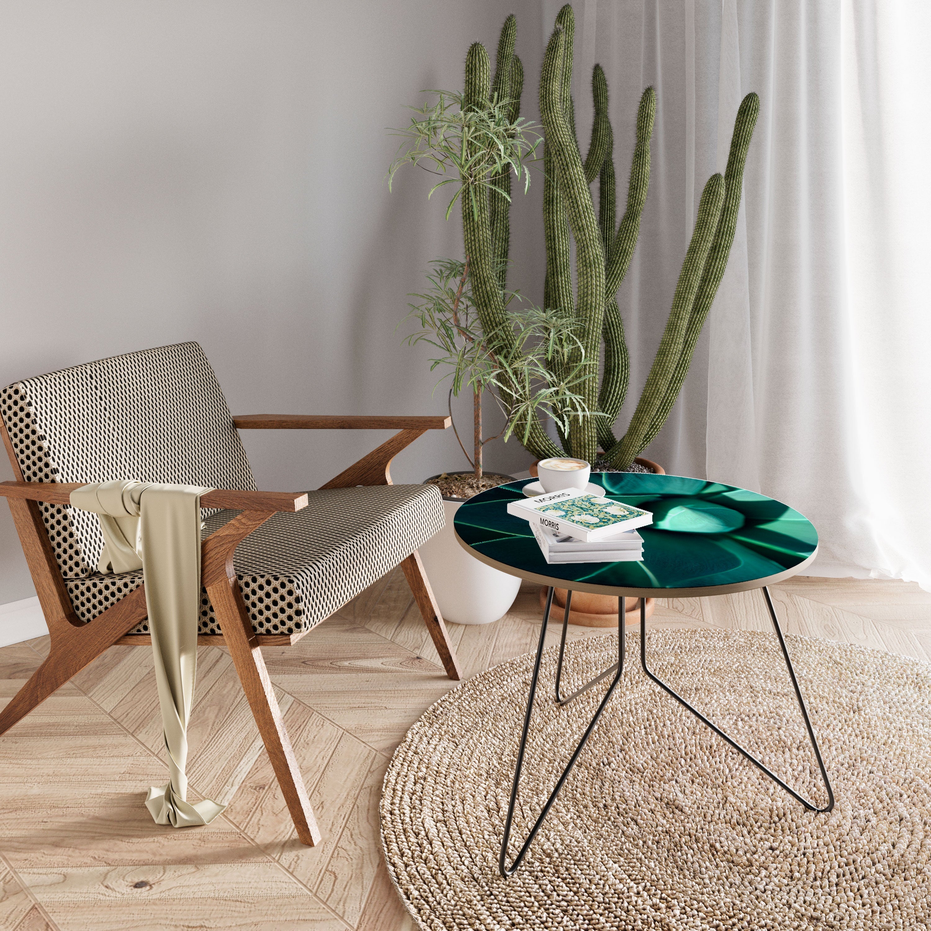 MYSTICAL GREEN WHORL Coffee Table 69