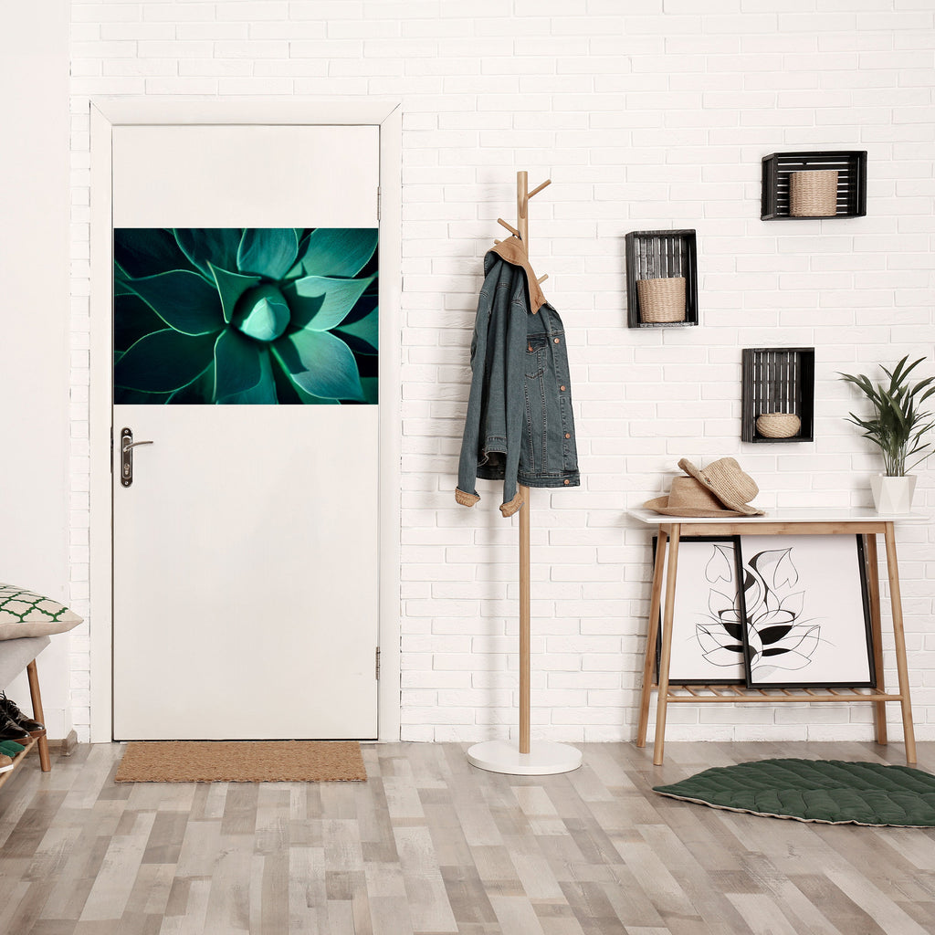 MYSTICAL GREEN WHORL Peel and Stick Horizontal Poster