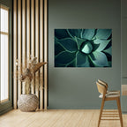MYSTICAL GREEN WHORL Peel and Stick Horizontal Poster