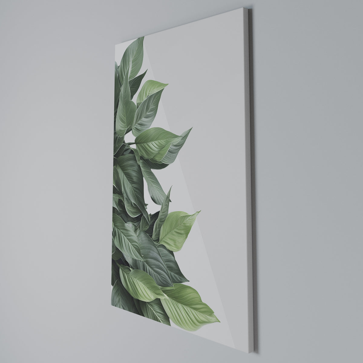 LUSH LEAFY WHIMSY Vertical Canvas Print