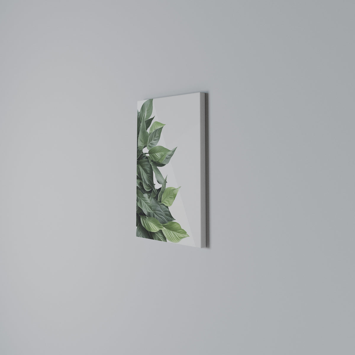 LUSH LEAFY WHIMSY Vertical Canvas Print