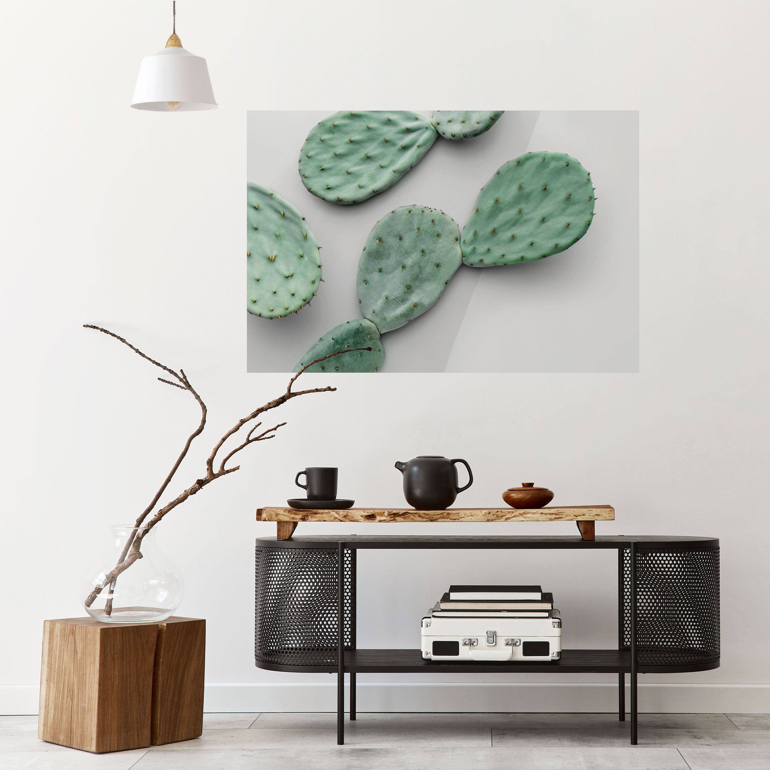 CACTUS DREAMSCAPE Peel and Stick Horizontal Poster