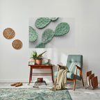 CACTUS DREAMSCAPE Peel and Stick Horizontal Poster