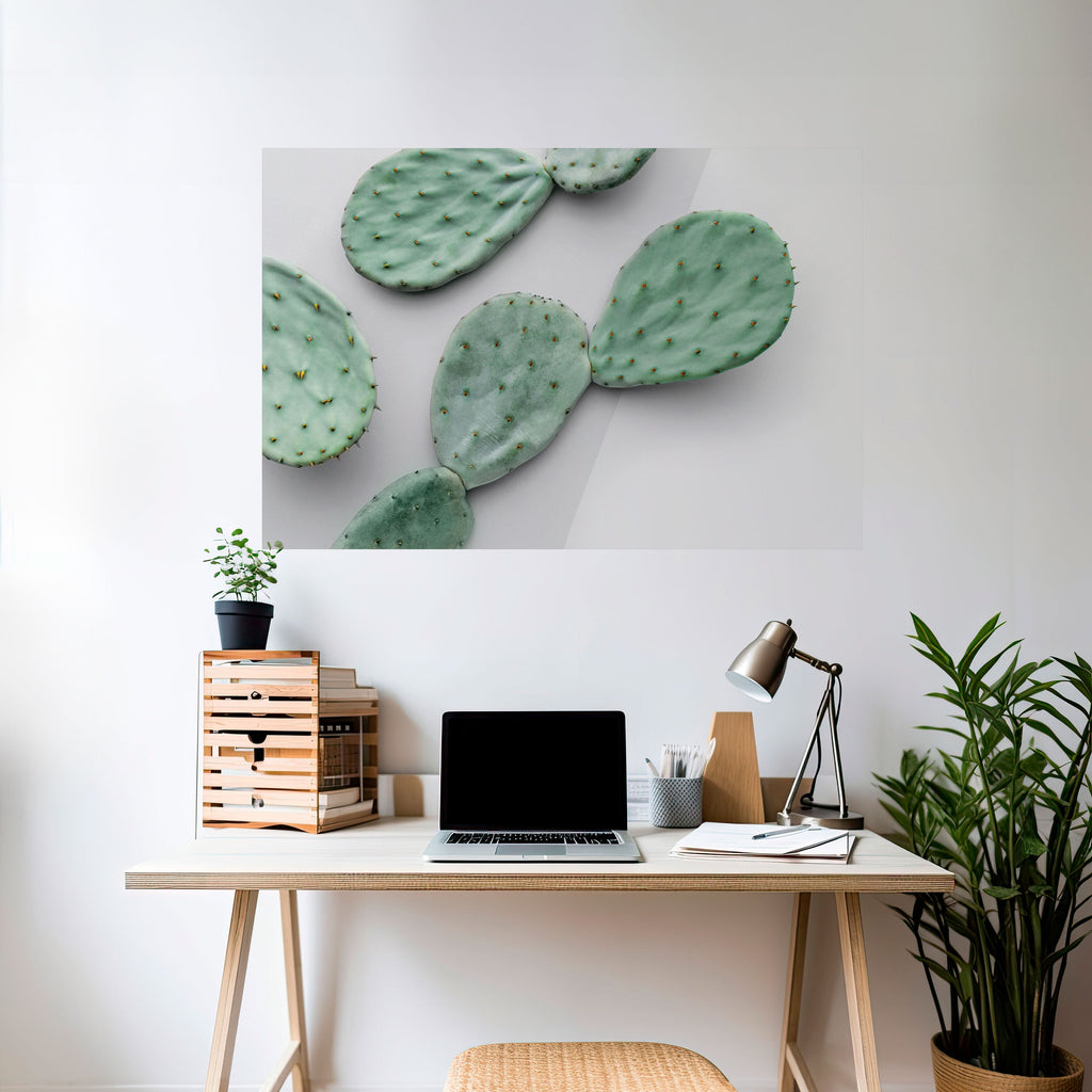 CACTUS DREAMSCAPE Peel and Stick Horizontal Poster