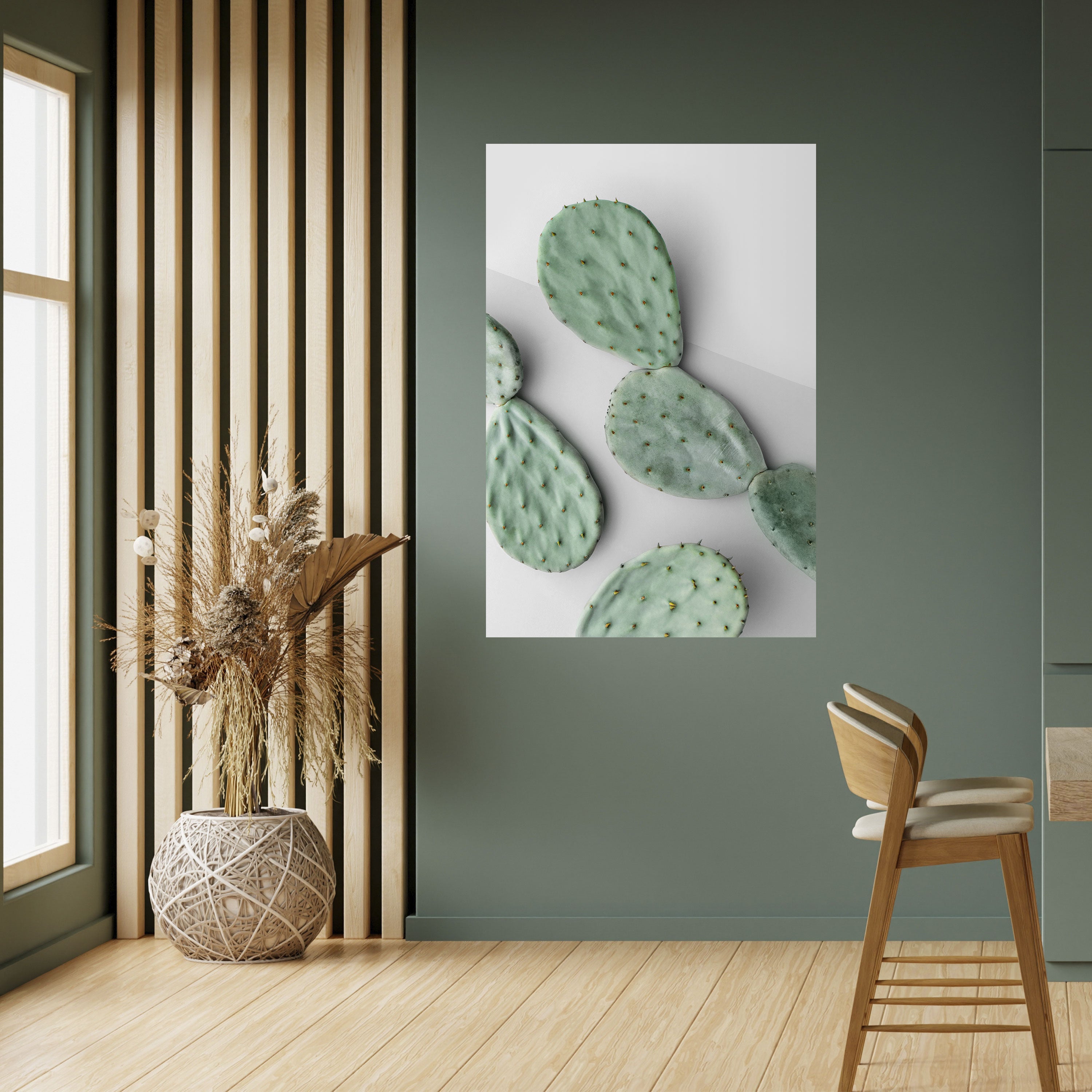 CACTUS DREAMSCAPE Peel and Stick Vertical Poster