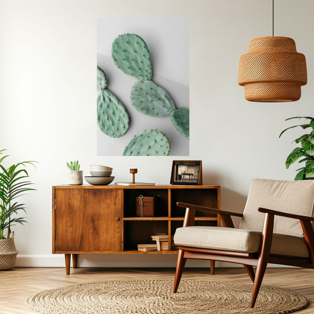CACTUS DREAMSCAPE Peel and Stick Vertical Poster