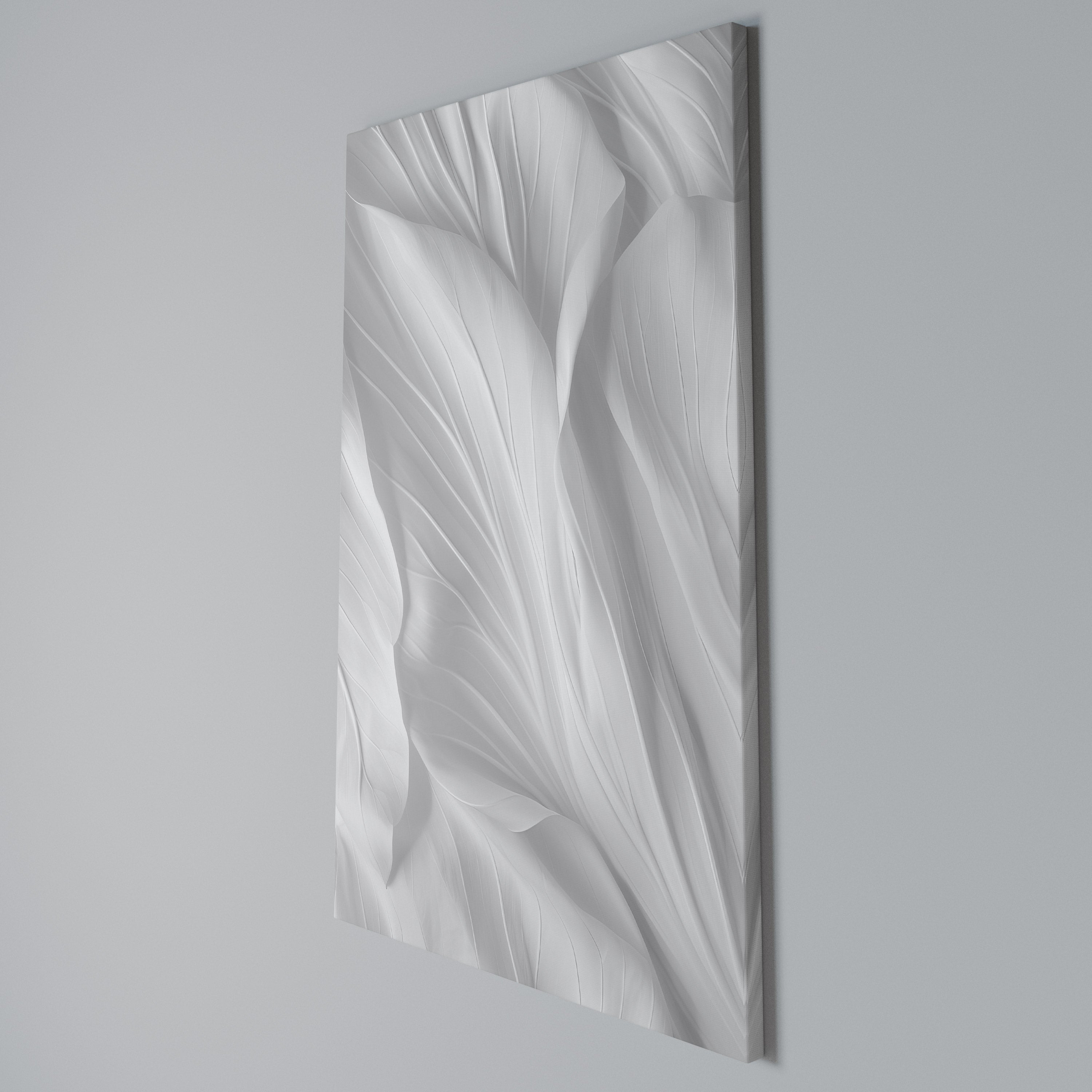 SILKEN SERENITY Vertical Canvas Print