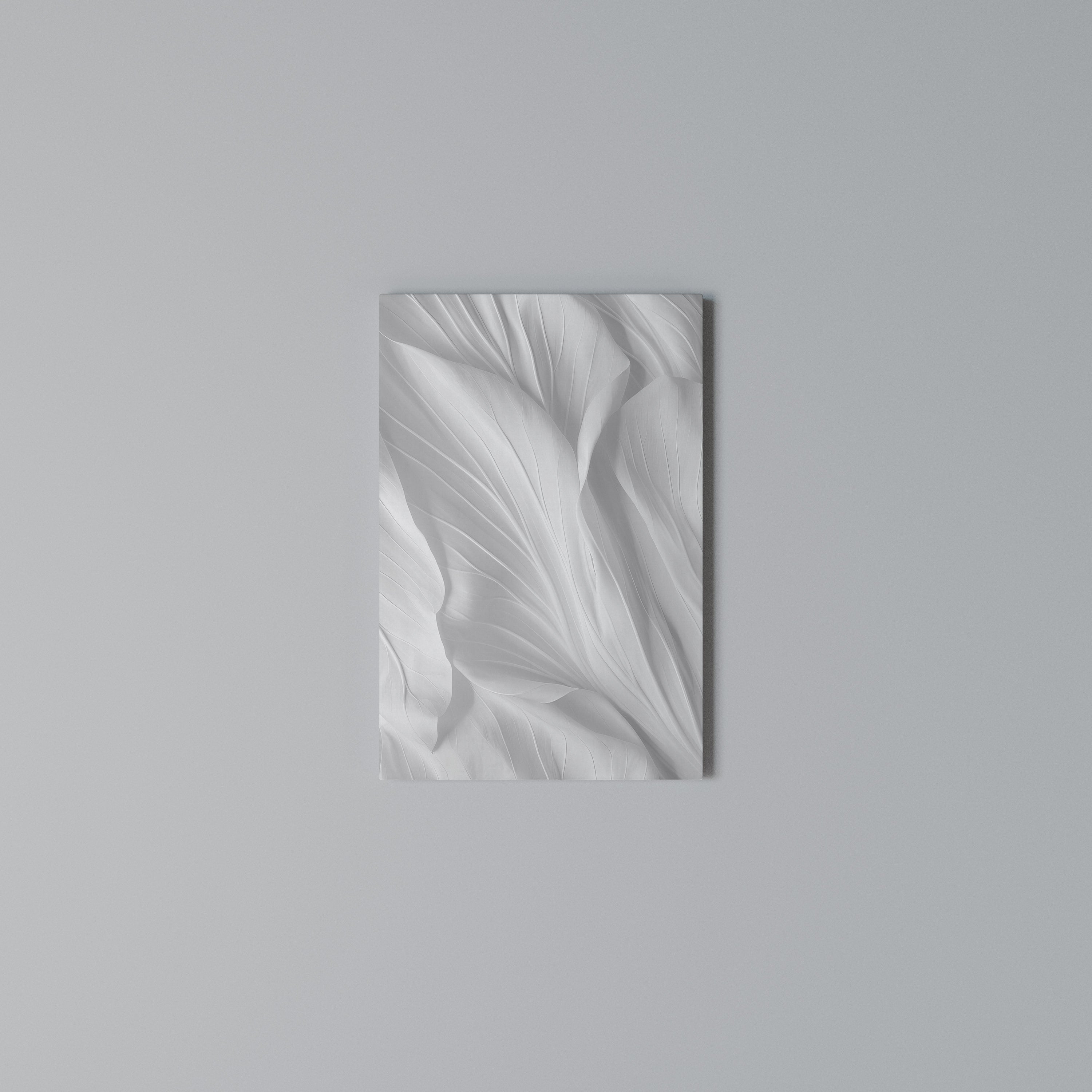 SILKEN SERENITY Vertical Canvas Print