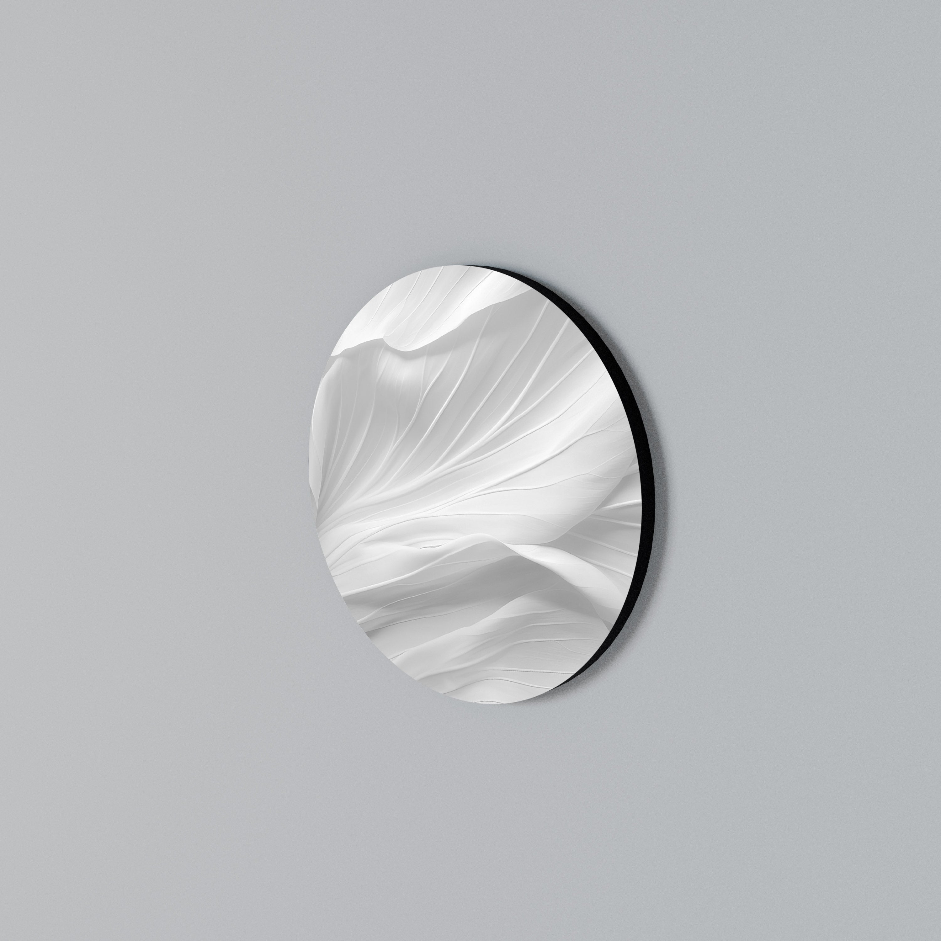 SILKEN SERENITY Arte de Parede Redonda