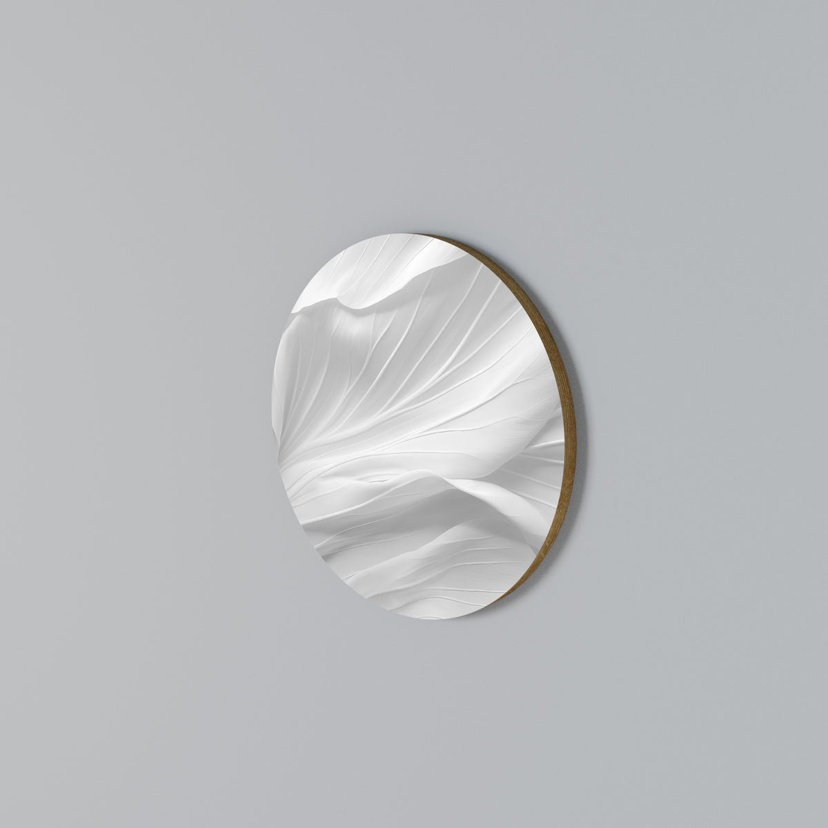 SILKEN SERENITY Round Wall Art