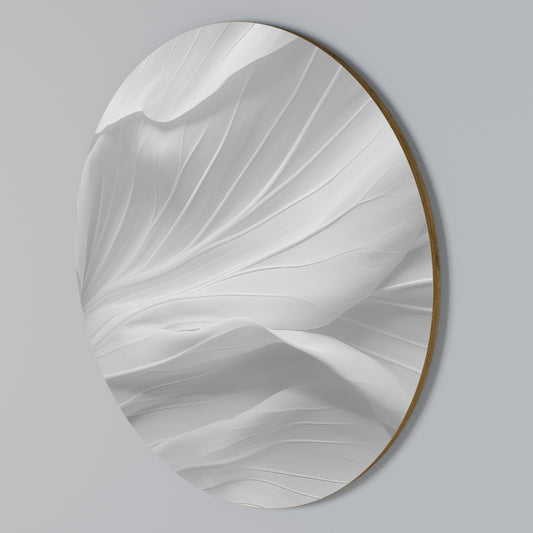 SILKEN SERENITY Arte de Parede Redonda