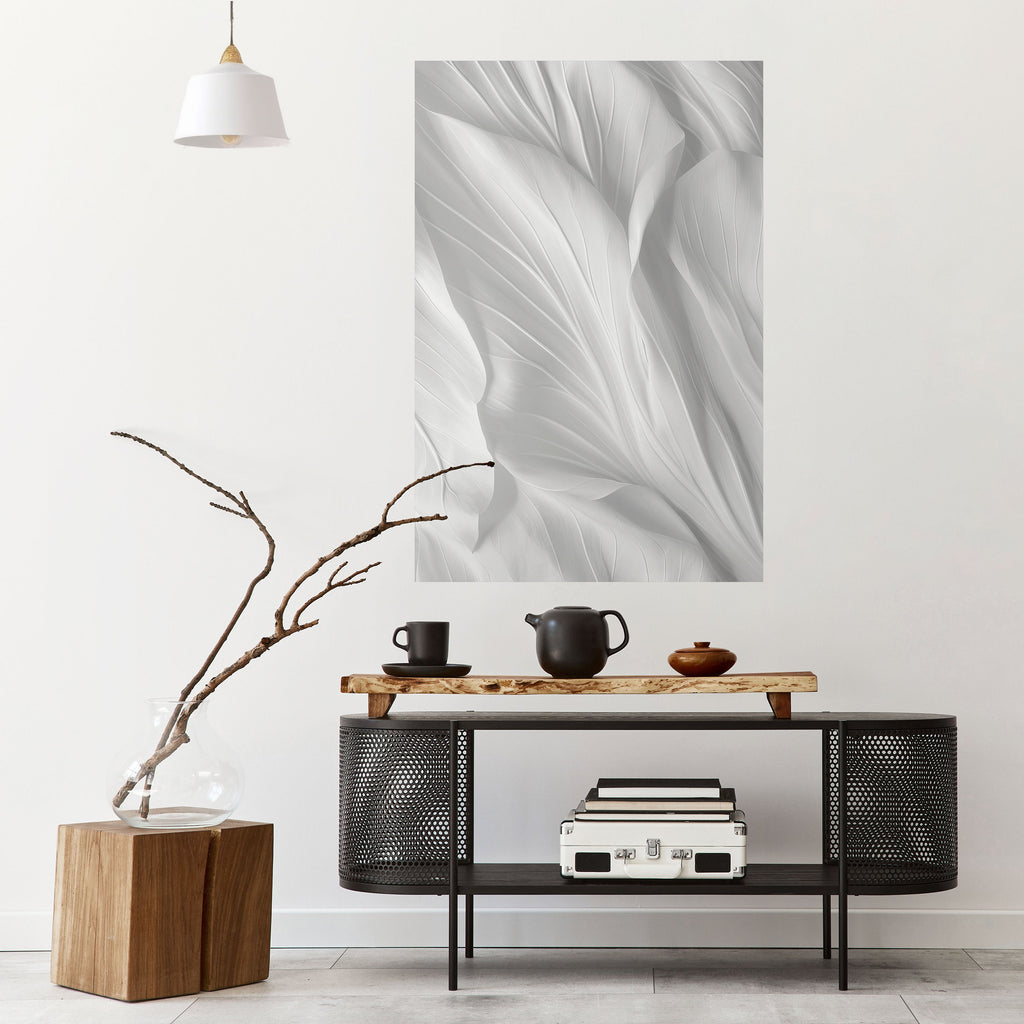 SILKEN SERENITY Peel and Stick Vertical Poster