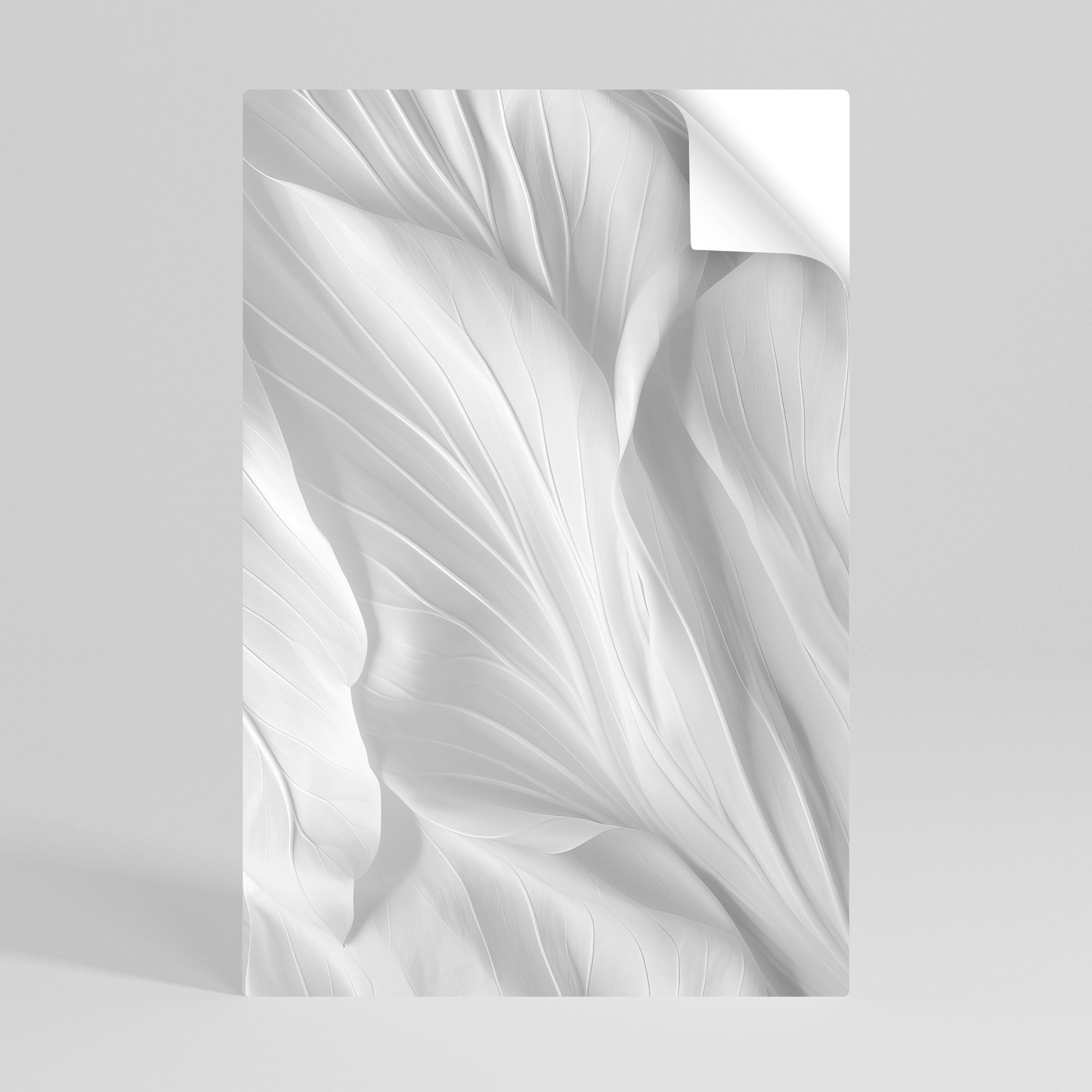 SILKEN SERENITY Peel and Stick Vertical Poster