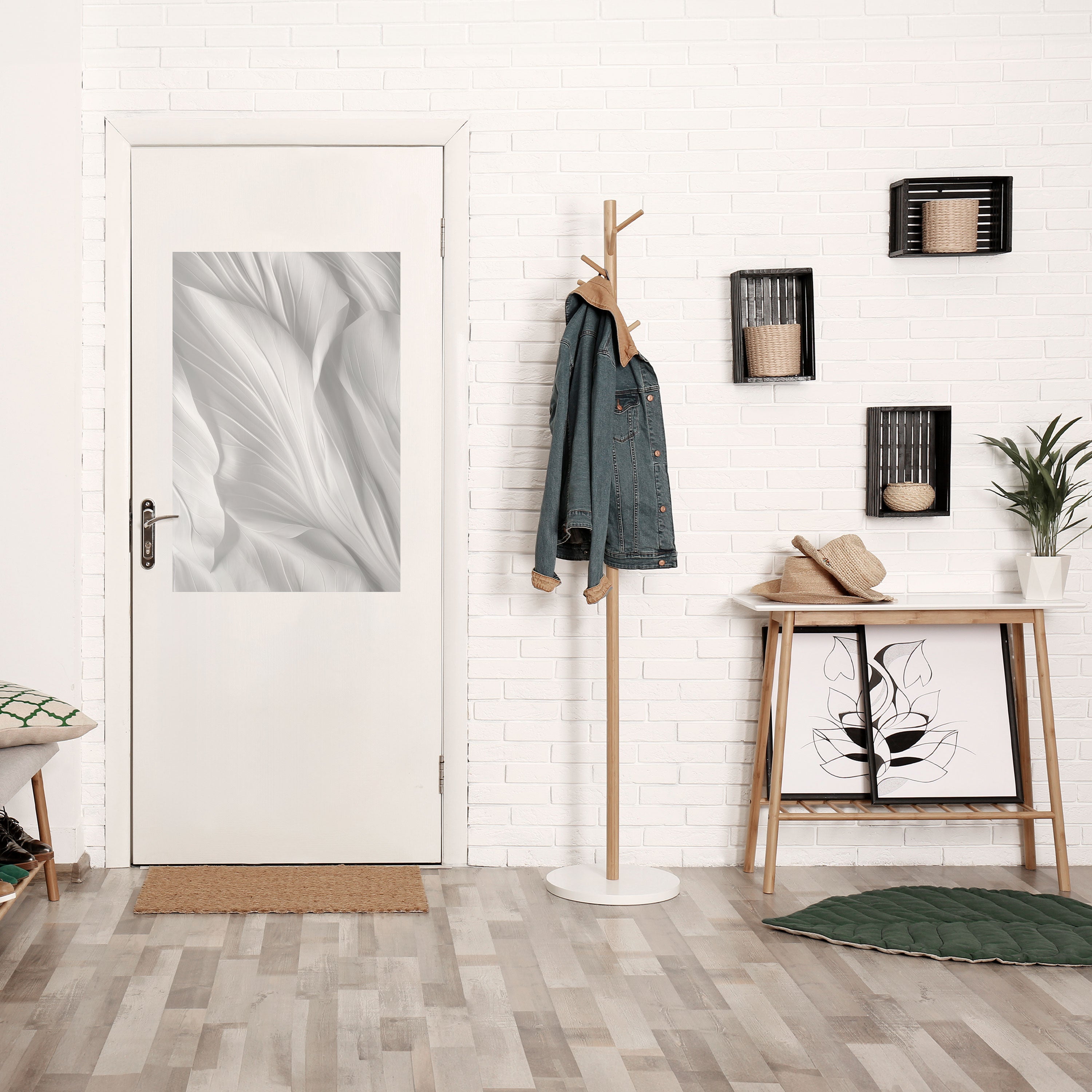 SILKEN SERENITY Peel and Stick Vertical Poster