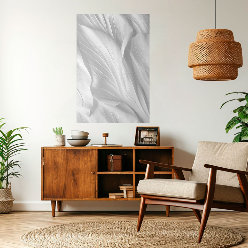 SILKEN SERENITY Peel and Stick Vertical Poster