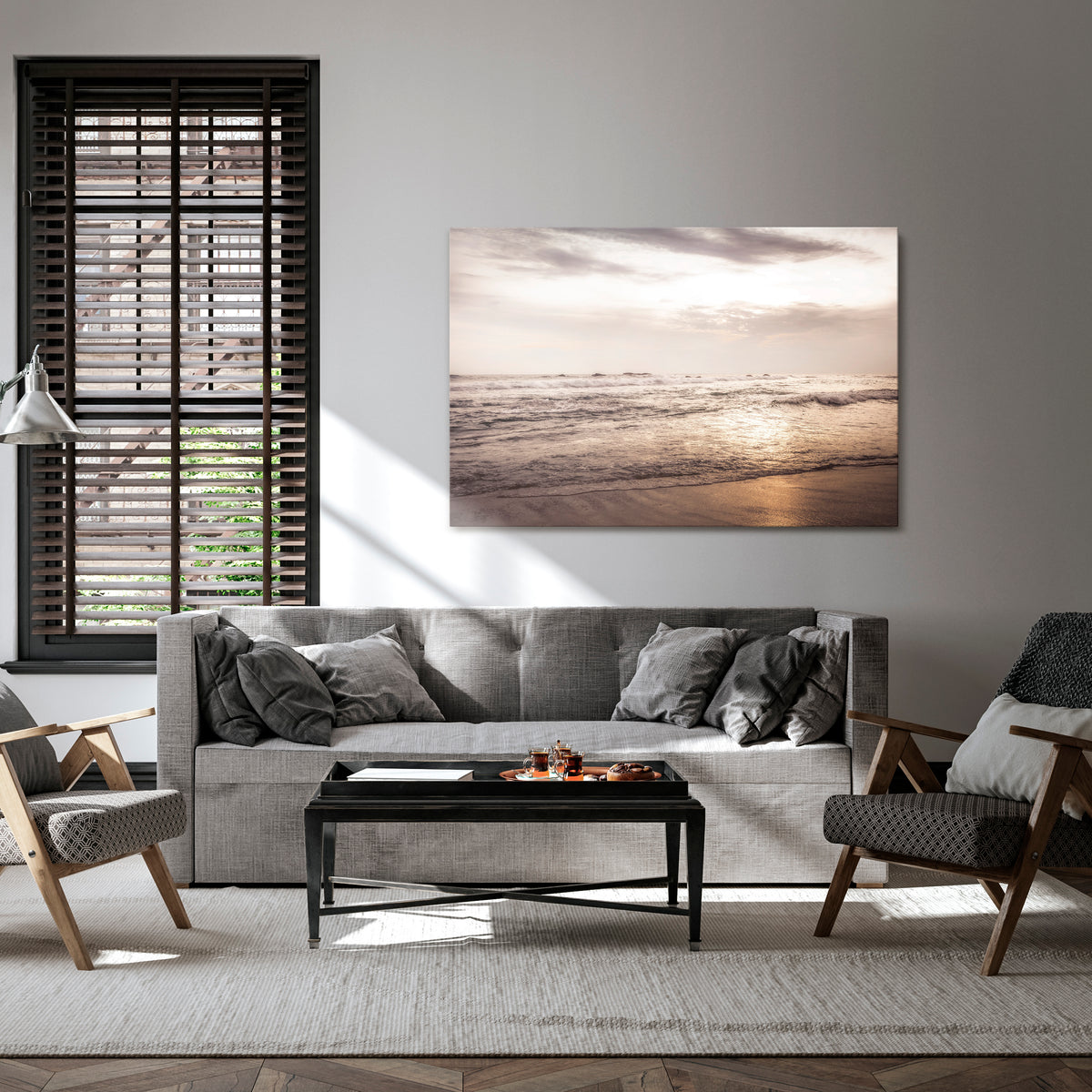 WHISPERS OF THE OCEAN Horizontal Canvas Print
