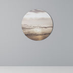 WHISPERS OF THE OCEAN Round Wall Art